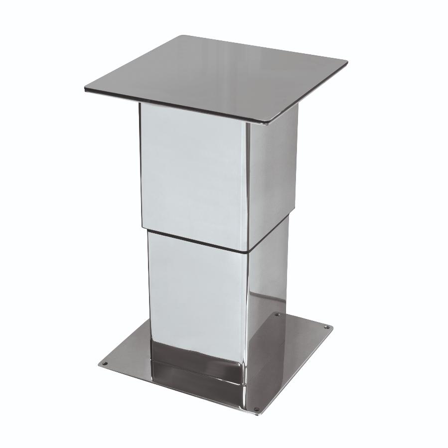 base tavolo per barca con funzionamento elettrico, in acciaio lucido o verniciato , supporto per tavolo dinette o flybridge T 276 Besenzoni vista frontale