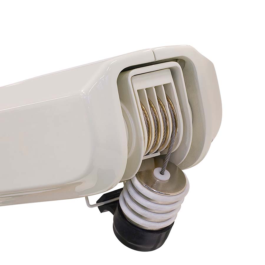  Besenzoni Gru per yacht sul flybridge G409 dettaglio gancio