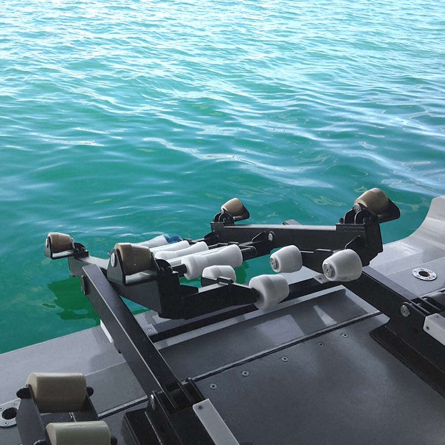 yacht tender launch system