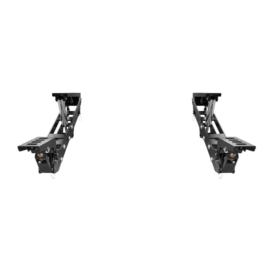 Vista frontale tender lift catamarano