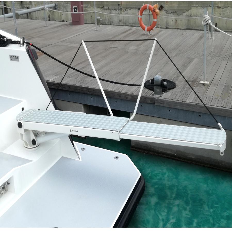 passerella esterna per barca da lavoro o militare 