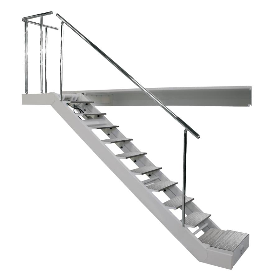  Besenzoni Scala SI 411 - workboats da imbarco automatica, girevole, a scomparsa nella murata dello yacht per barche da lavoro o difesa laterale